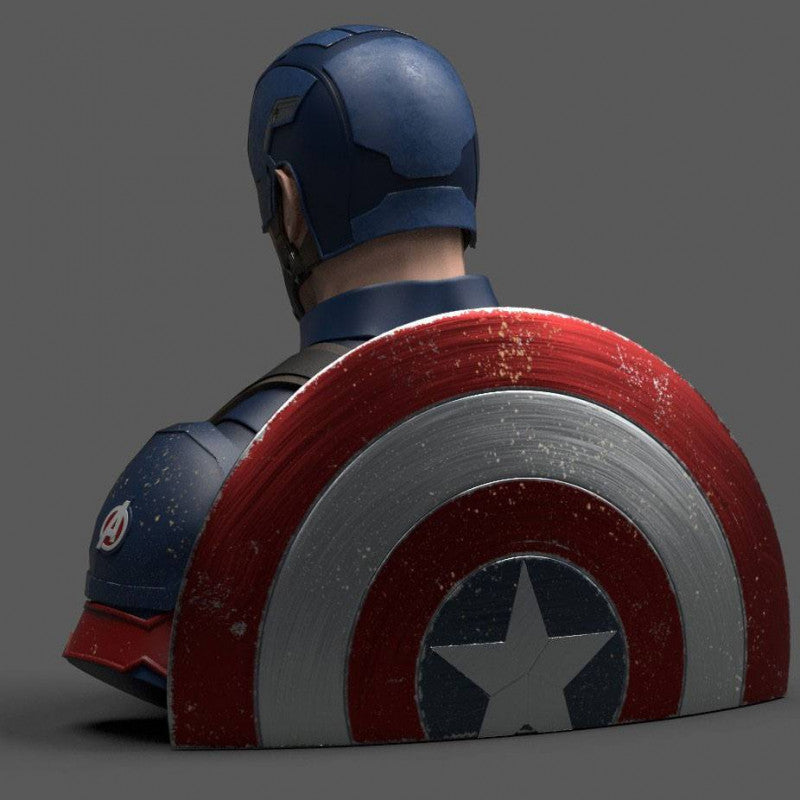 HUCHA BUSTO CAPITAN AMERICA AVENGERS END GAME 20CM