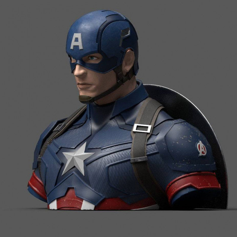 HUCHA BUSTO CAPITAN AMERICA AVENGERS END GAME 20CM
