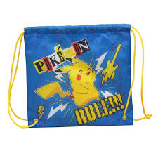 Mochila Cuerda Azul Pikachu Pokemon