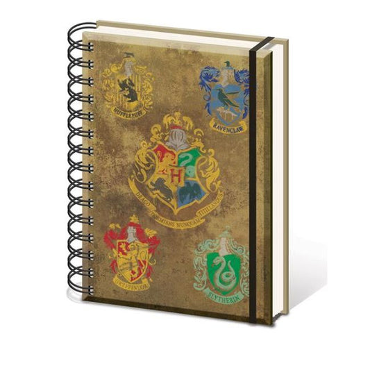 LIBRETA ESCUDO HOGWARTS