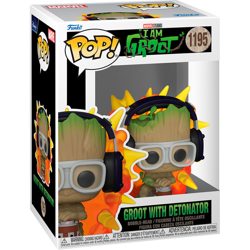 Funko Pop Groot con detonador 1195