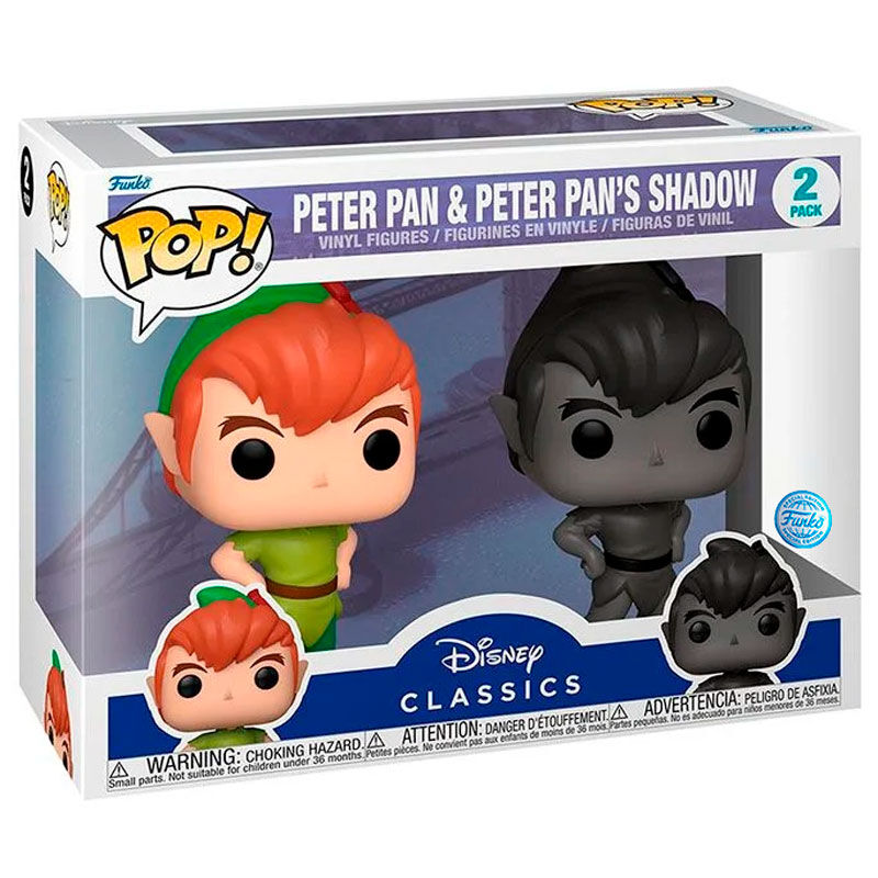 Funko POP! Peter Pan y Sombra Pack 2 Special edition