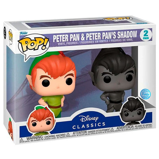 Funko POP! Peter Pan y Sombra Pack 2 Special edition