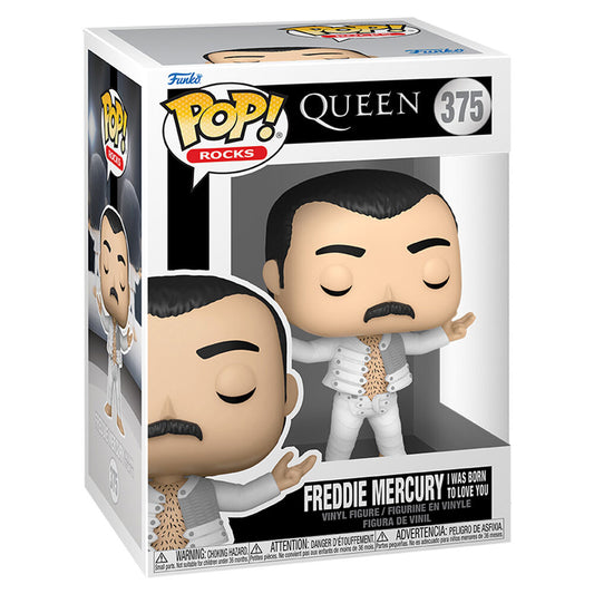 Funko POP! Freddy Mercury (I was born to love you) traje blanco