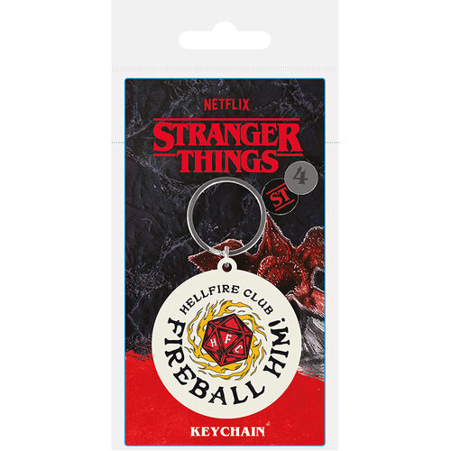Llavero Goma Stranger Things Hellfire Club