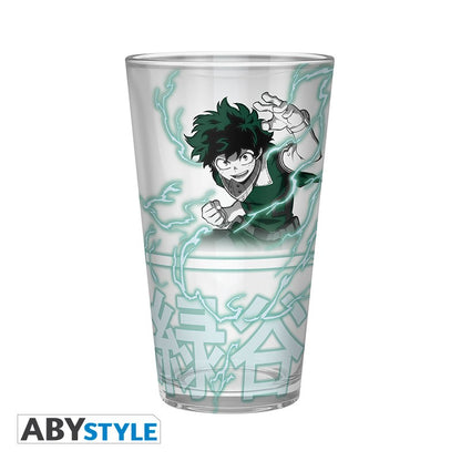 Vaso Cristal My Hero Academia Deku