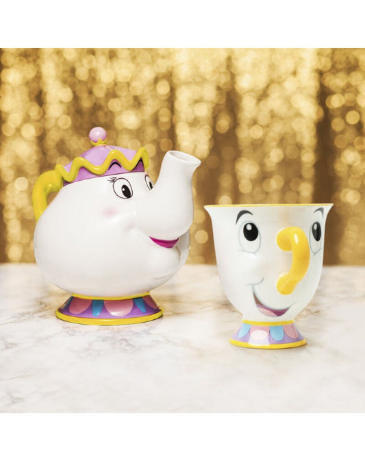 Tetera Y Taza Mrs Potts Y Chip
