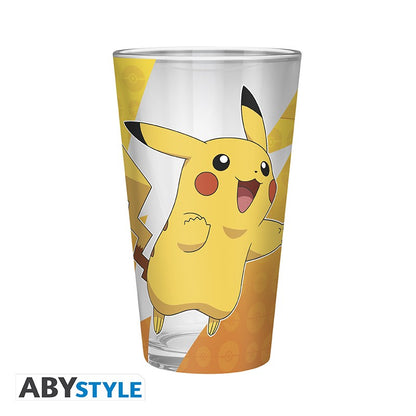 Vaso Pokemon Pikachu Foil Cristal 400 ml