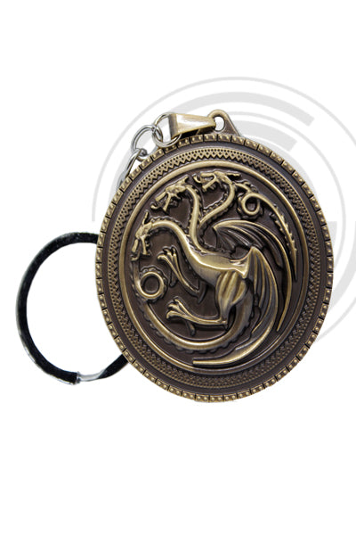 Llavero Metalico Juego de Tronos Targaryen