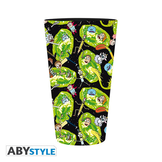 Vaso de vidrio XXL Rick and Morty