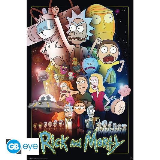 POSTER RICK AND MORTY WARS 61x91cm