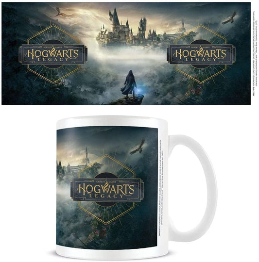 Taza Hogwarts Legacy Portada blanca 315 ml