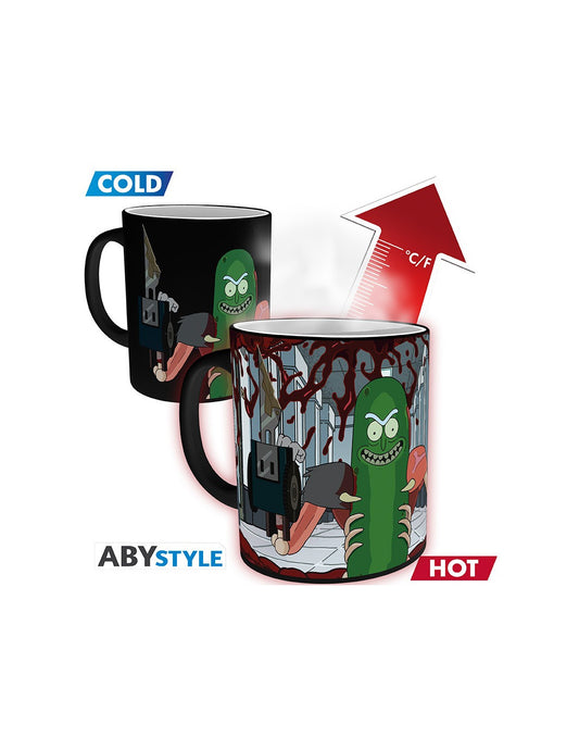 Taza Termica Pickle Rick Rick Y Morty
