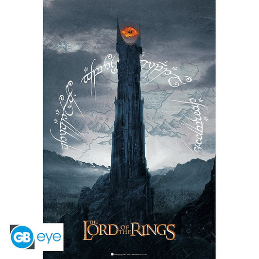 Poster Torre de Sauron El Señor de los Anillos 91.5 x 61 cm