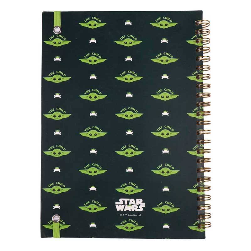 Libreta Baby Yoda Verde