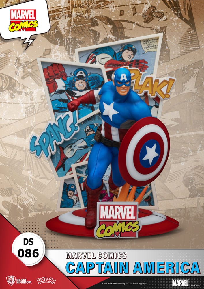 Figura Capitán América D'Stage 86