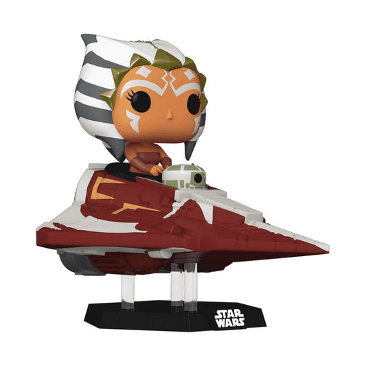 FUNKO POP 11" AHSOKA TANO IN DELTA 7 JEDI STARFIGHTER