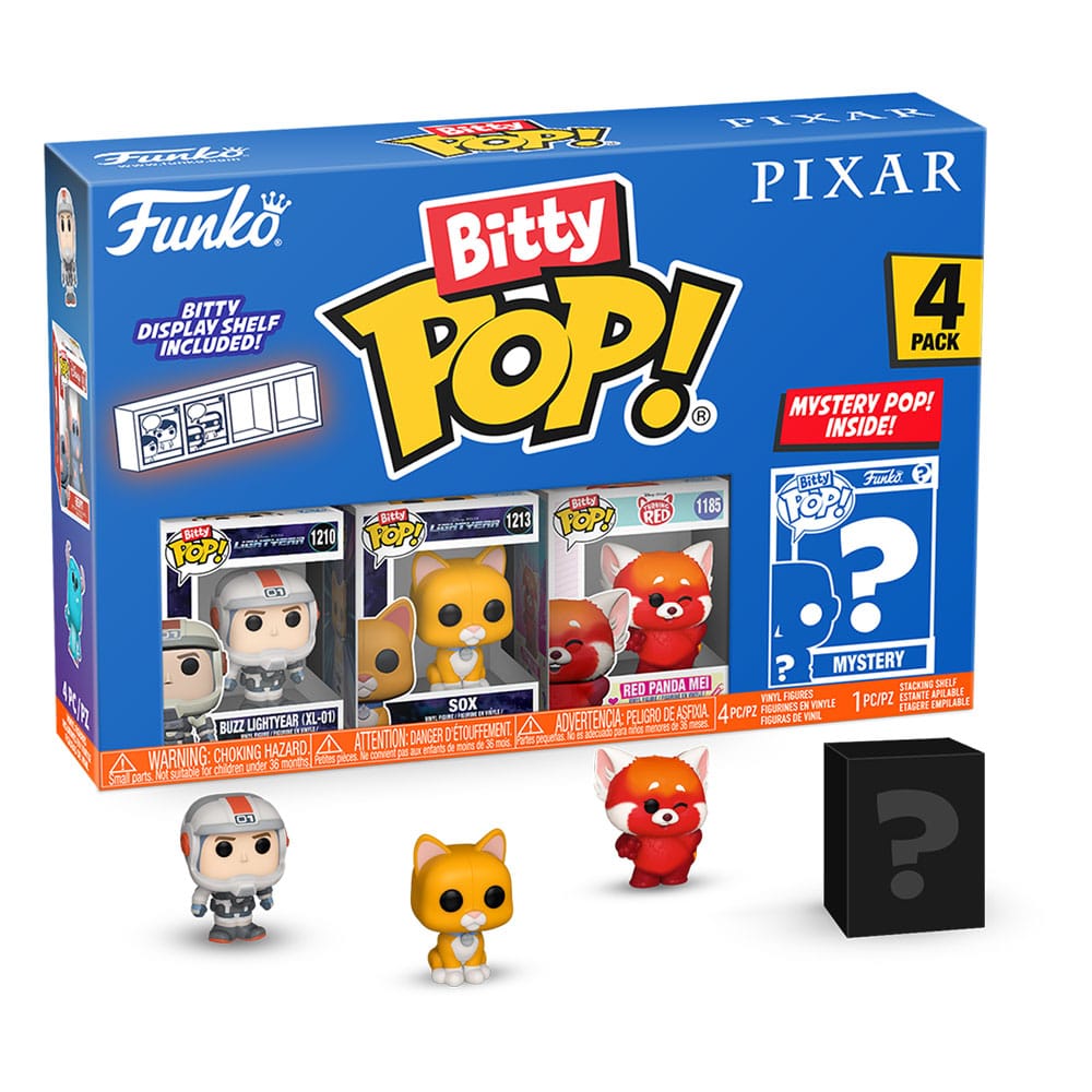 Bitty Pop! Buzz Lightyear Sox red Panda Mei - Pixar