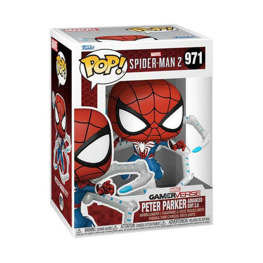 Funko Pop! Vinyl Spider-Man 2 - Peter Parker (Advanced Suit 2.0) - Marvel