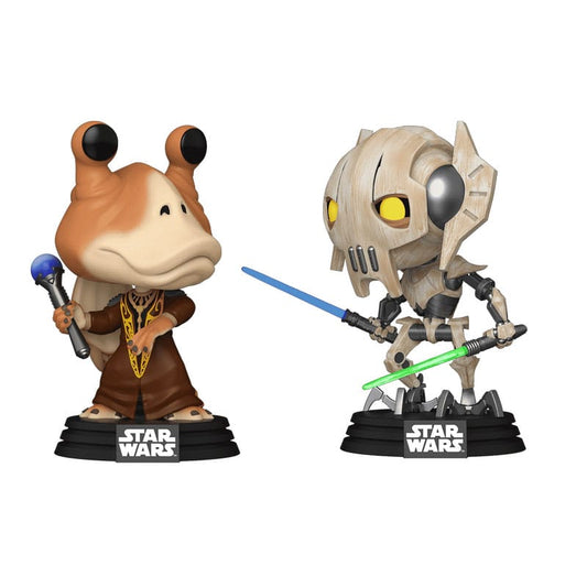 PACK 2 FUNKO POP JAR JAR BINKS VS GENERAL GRIEVOUS