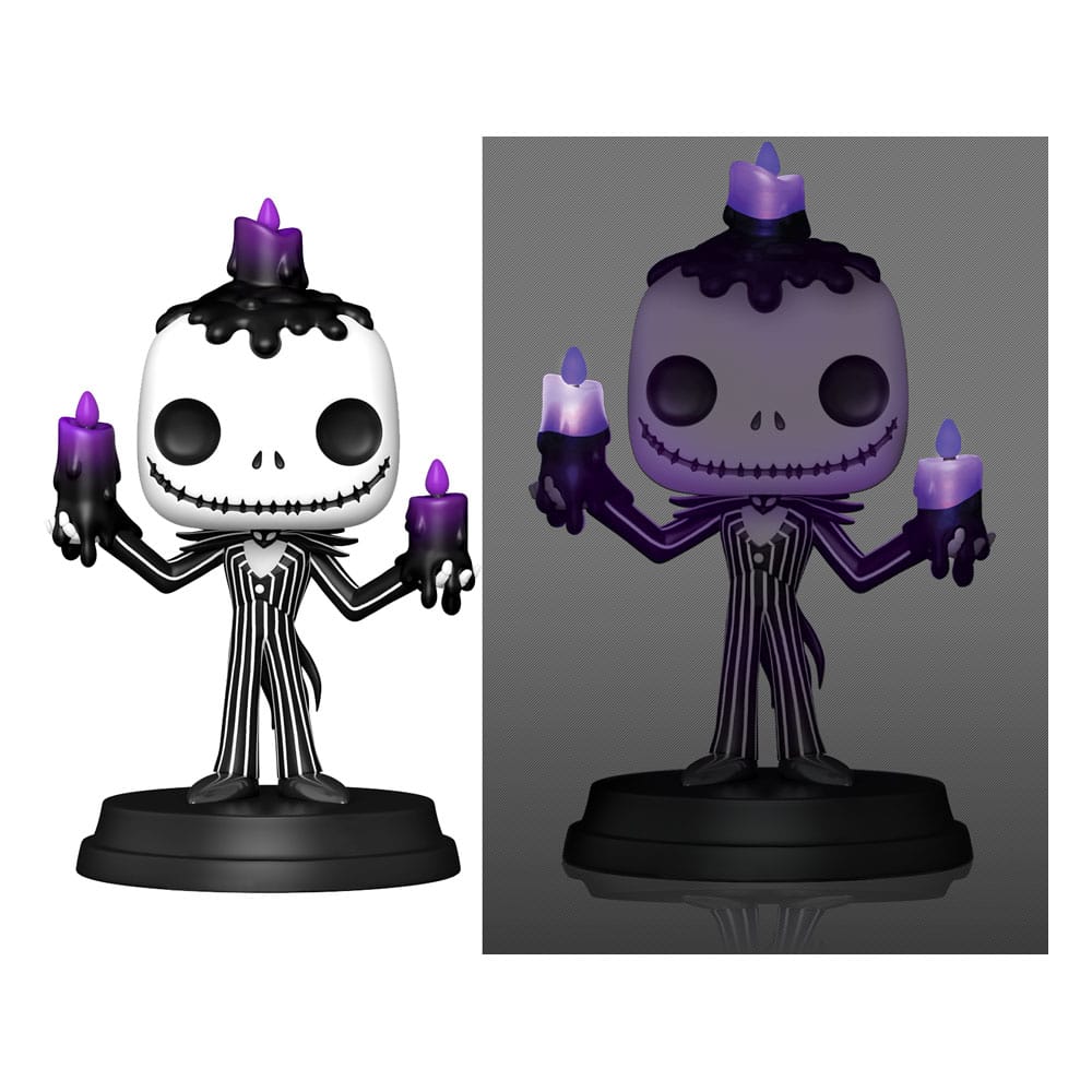 Funko Pop Super Jack Skellington 1501 Pesadilla Antes de Navidad con luz