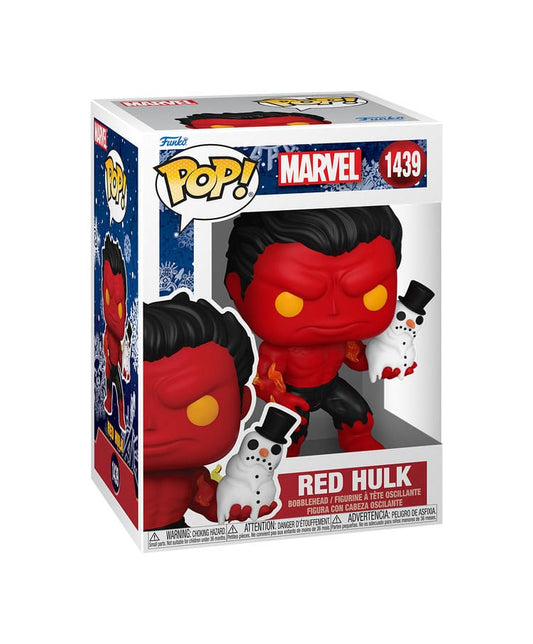 Funko Pop! Red Hulk Navidad 1439 - Marvel
