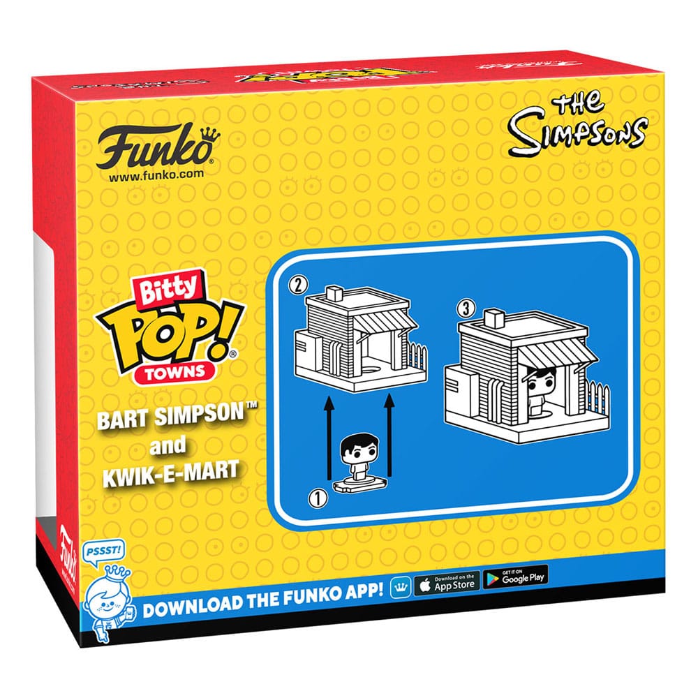 BITTTY POP BART SIMPSON AND KWIK-E-MART
