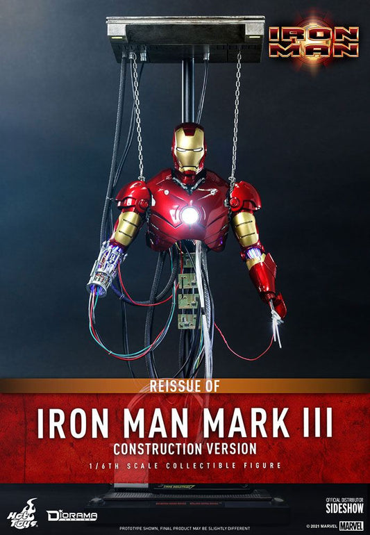 Iron Man Mark Iii Construction Version Hot Toys 39Cm